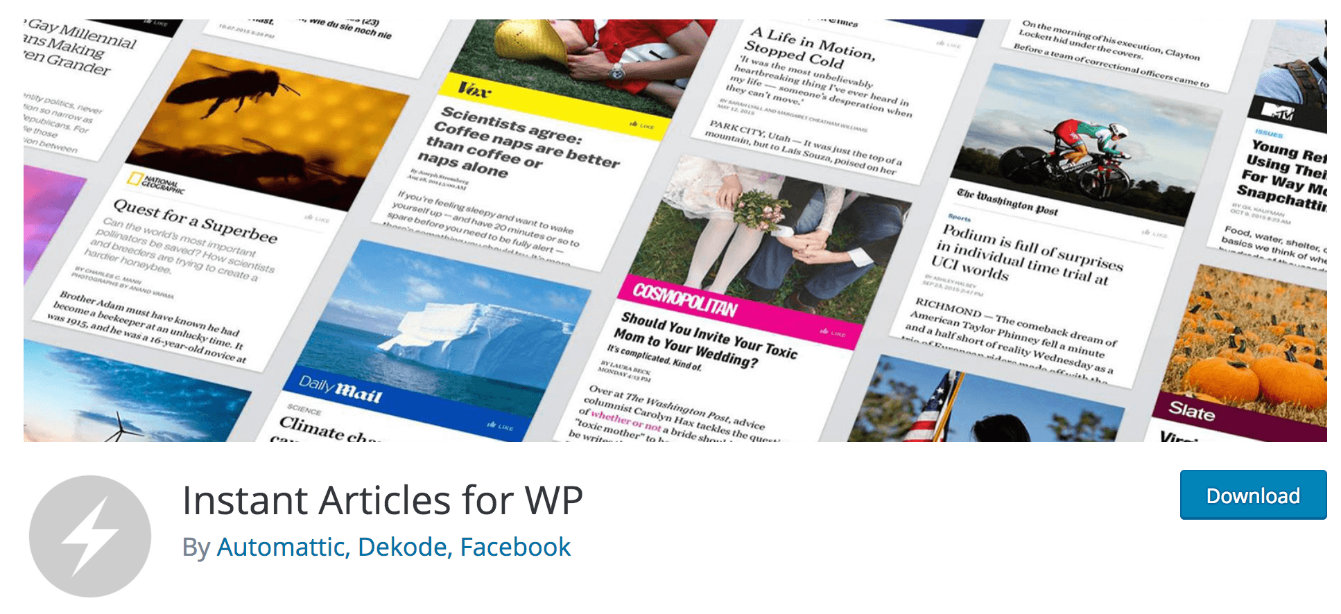 The Instant Articles for WP plugin.