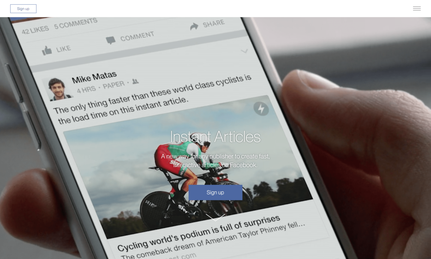 Facebook's Instant Articles