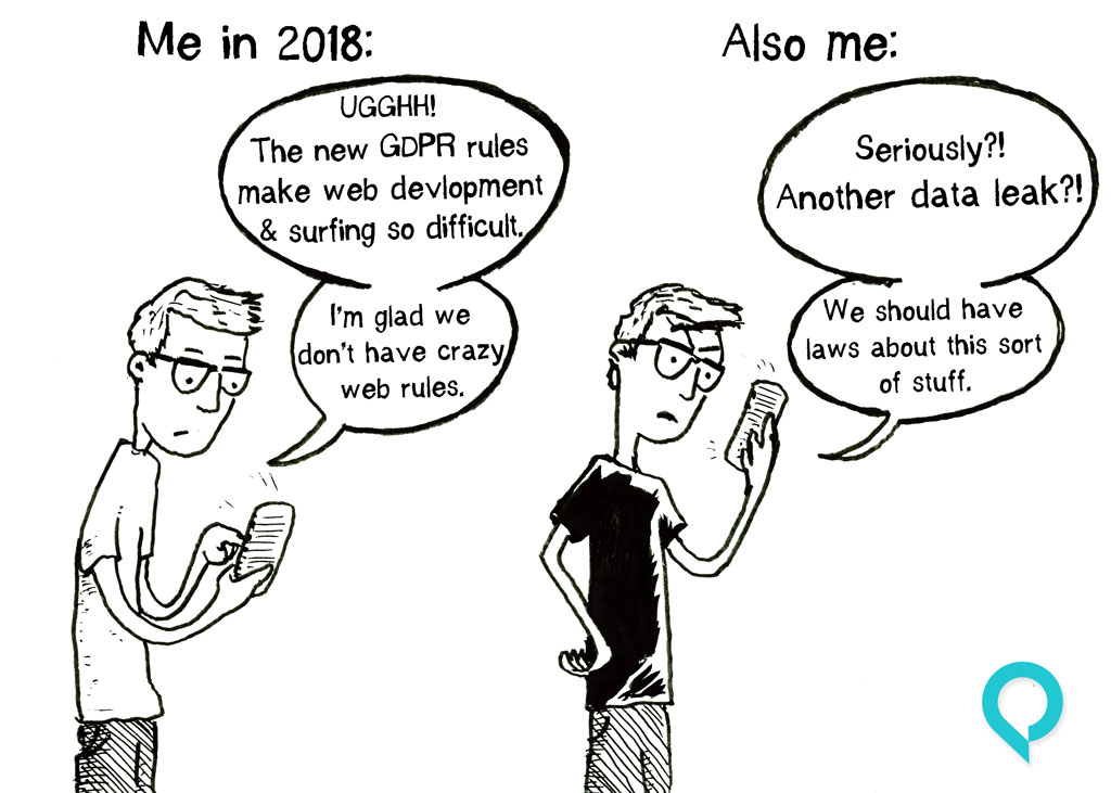 A comparison between two contrasting viewpoints on the GDPR.