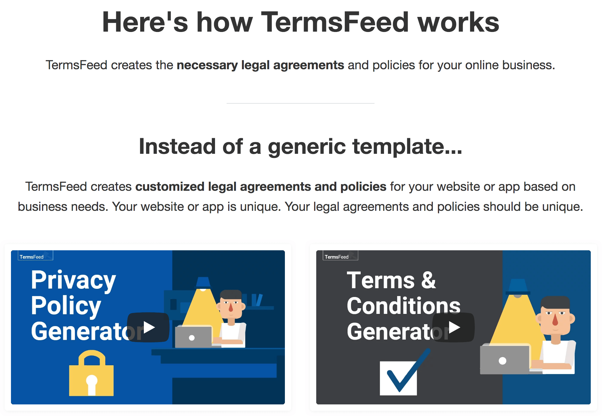 The TermsFeed website.