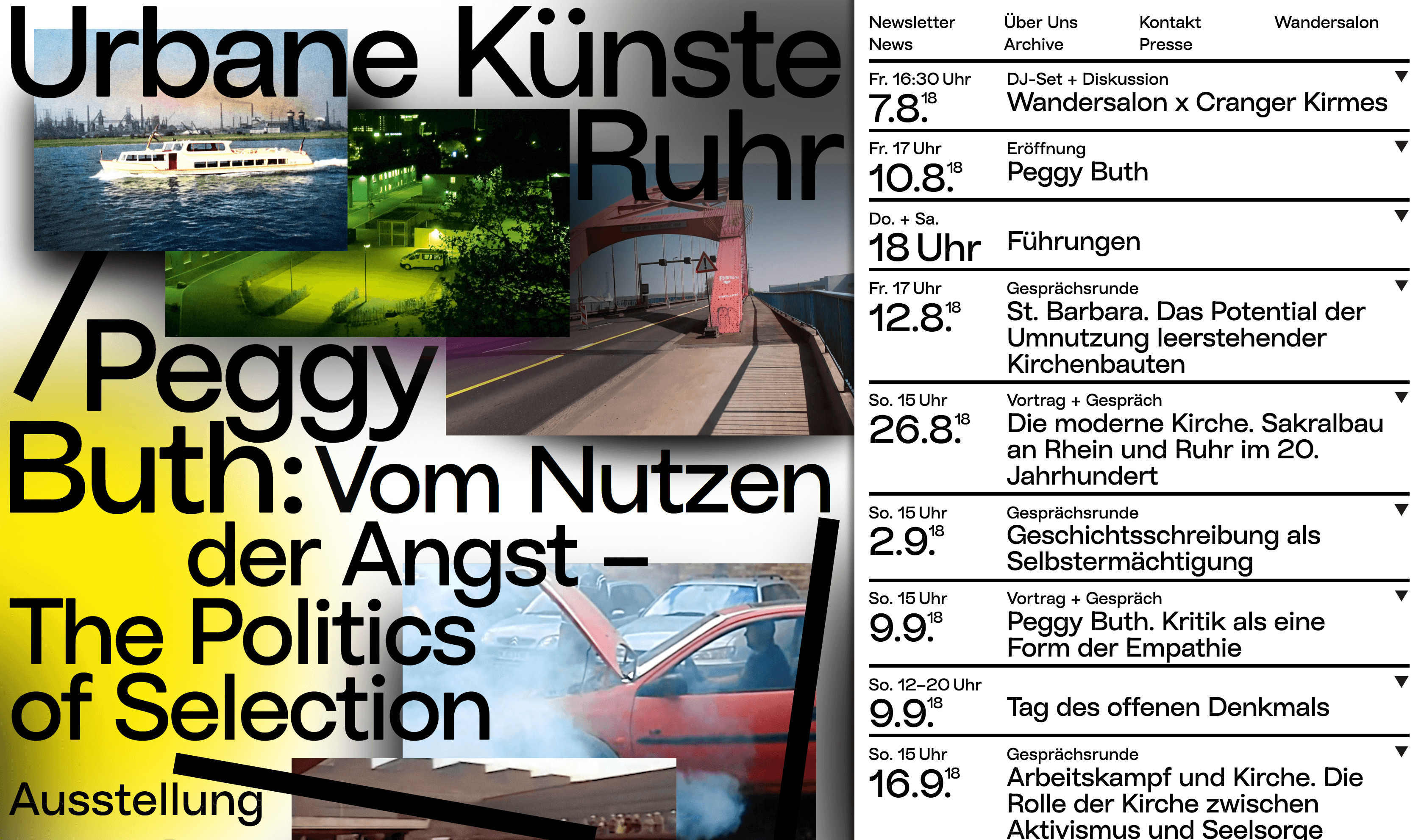 The Ubane Kuenste Rhur website.