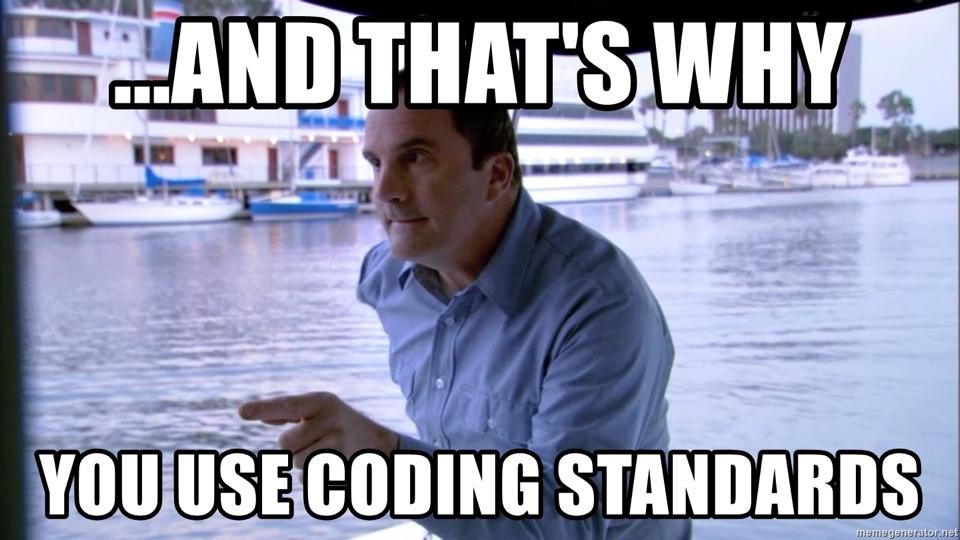 Image result for WordPress coding standards meme