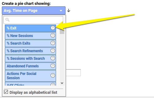 add metrics to google analytics dashboard widget