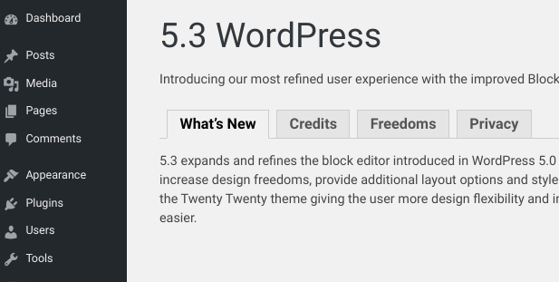 WordPress 5.3 Beta plugin test.