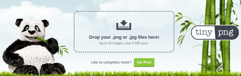 TinyPNG compression tool.